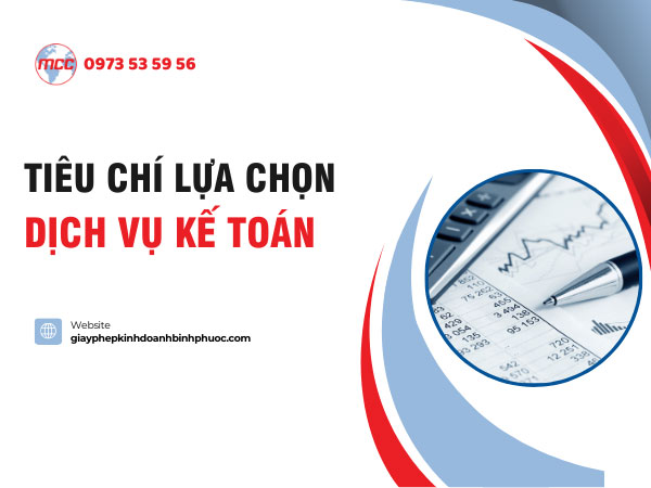Tiêu chí lựa chọn dịch vụ kế toán