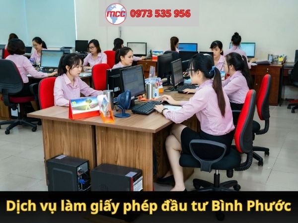 Dịch vụ làm giấy phép đầu tư Bình Phước