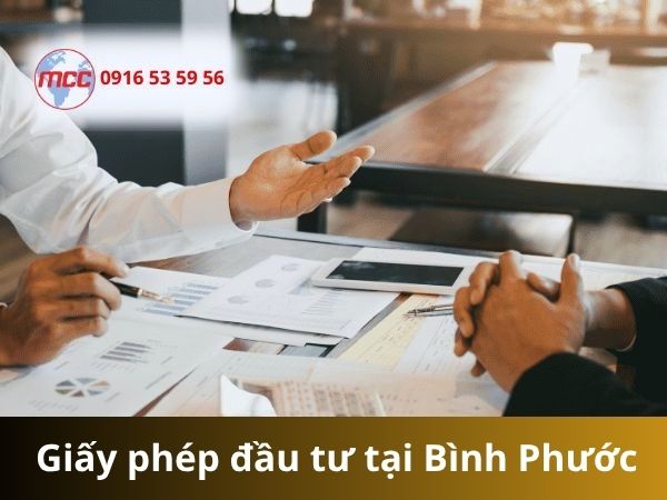Giấy phép đầu tư tại Bình Phước