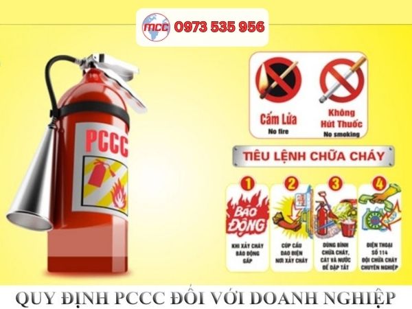 Các doanh nghiệp kinh doanh thiết bị PCCC