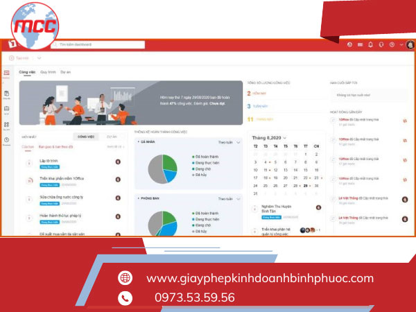 Nền tảng 1Office hỗ trợ SME tích hợp lịch làm việc, danh bạ và công cụ giao tiếp